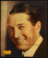 2y039 BIG POND jumbo LC '30 super close smiling portrait of Maurice Chevalier!