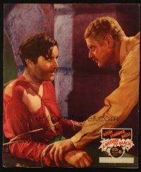 2y059 MESSAGE TO GARCIA jumbo LC '36 Alan Hale stares at tied up tortured John Boles!