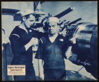 2y072 SHIPMATES jumbo LC '31 young sailor Robert Montgomery stares at Cliff Edwards!