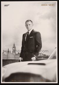 2y034 SKYFALL limited edition English special 14x20 '12 image of Daniel Craig as Bond, newest 007!