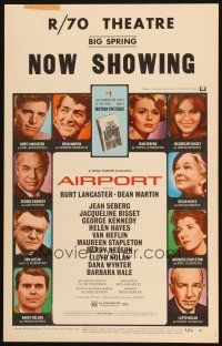 2y230 AIRPORT WC '70 Burt Lancaster, Dean Martin, Jacqueline Bisset, Jean Seberg