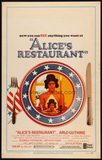 2y232 ALICE'S RESTAURANT WC '69 Arlo Guthrie, musical comedy directed by Arthur Penn!