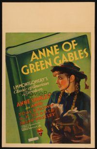 2y237 ANNE OF GREEN GABLES WC '34 Anne Shirley in L.M. Montgomery's classic of Canadian literature