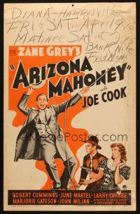 2y244 ARIZONA MAHONEY WC '36 Zane Grey western circus crime story, young Buster Crabbe shown!