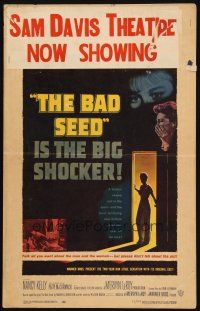 2y257 BAD SEED WC '56 the big shocker about really bad terrifying little Patty McCormack!