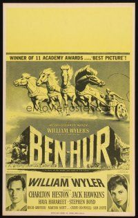 2y272 BEN-HUR Benton WC R70s Charlton Heston, William Wyler classic religious epic, cool chariot art