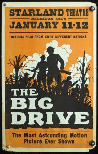 2y276 BIG DRIVE WC '28 World War I documentary film from eight different nations!
