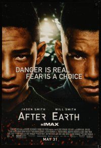 2z025 AFTER EARTH advance DS 1sh '13 image of Will Smith & son Jaden Smith!