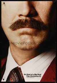 2z052 ANCHORMAN: THE LEGEND CONTINUES teaser DS 1sh '13 great close-up of Will Ferrell's 'stache!