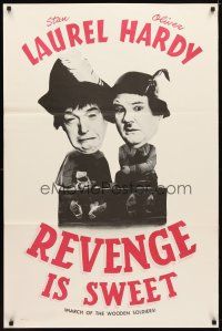 2z071 BABES IN TOYLAND 1sh R60s great image of Laurel & Hardy, Revenge is Sweet!