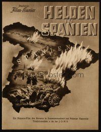 3a0176 ESPANA HEROICA German program '38 Heroic Spain, Spanish Civil War documentary!