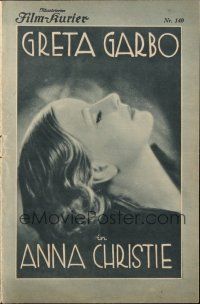 3a0549 ANNA CHRISTIE Austrian program '30 Greta Garbo, Eugene O'Neill, different images!