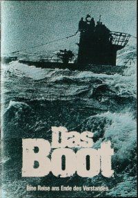 3a0617 DAS BOOT Austrian program '81 Wolfgang Petersen German WWII submarine classic, different!