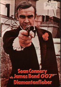 3a0619 DIAMONDS ARE FOREVER Austrian program '71 different images of Sean Connery as James Bond!