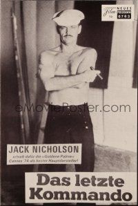 3a0666 LAST DETAIL Austrian program '75 Hal Ashby, different images of Navy sailor Jack Nicholson!