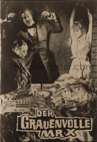 3a0710 TALES OF TERROR Austrian program '64 Peter Lorre, Vincent Price & Rathbone, different images!