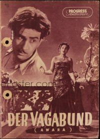 3a0733 AWAARA East German program '55 Indian romantic musical directed by Raj Kapoor!