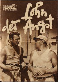 3a0765 WAGES OF FEAR East German program '57 Yves Montand, Henri-Georges Clouzot classic, different