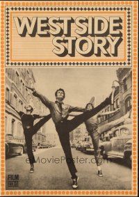 3a0766 WEST SIDE STORY East German program '73 Academy Award winning classic musical, different!
