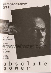 3a0235 ABSOLUTE POWER German program '97 different images of star & director Clint Eastwood!