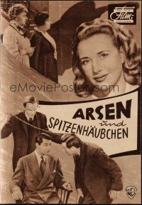 3a0245 ARSENIC & OLD LACE German program '52 Cary Grant, Priscilla Lane, Hull, Capra, different!