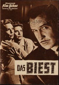 3a0252 BAT German program '61 Vincent Price, Agnes Moorehead, different horror images!