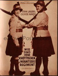 3a0114 BONNIE SCOTLAND German program '36 Stan Laurel & Oliver Hardy, wonderful different images!
