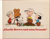 3a0266 BOY NAMED CHARLIE BROWN German program '70 Snoopy & the Peanuts, Charles M. Schulz, baseball