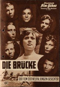 3a0270 BRIDGE German program '59 German teens in World War II, Folker Bohnet, Fritz Wepper!