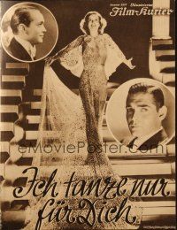 3a0119 DANCING LADY German program '34 Joan Crawford, Clark Gable, Fred Astaire, different images!