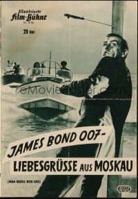 3a0335 FROM RUSSIA WITH LOVE German program '64 different images of Sean Connery as James Bond 007!