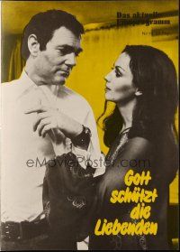3a0344 GOTT SCHUTZT DIE LIEBENDEN German program '73 cool images from romantic crime thriller!
