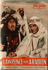 3a0386 LAWRENCE OF ARABIA German program '63 David Lean classic, Peter O'Toole, different images!
