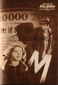 3a0395 M German program R60 Fritz Lang, many different images of child murderer Peter Lorre!