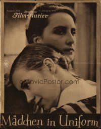 3a0135 MADCHEN IN UNIFORM German program '31 one of the first mainstream lesbian gay movies!