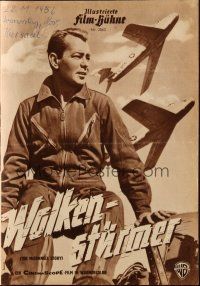 3a0403 McCONNELL STORY German program '55 Alan Ladd is America's first triple jet ace, different!