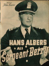 3a0199 SERGEANT BERRY German program '38 Hans Albers in uniform, Toni von Bukovics