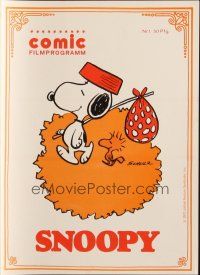 3a0484 SNOOPY COME HOME German program '72 Peanuts, Schulz, Snoopy & Woodstock, different images!