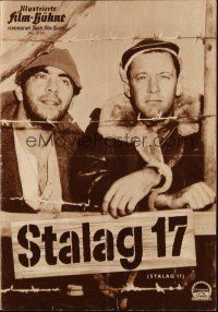 3a0490 STALAG 17 German program '60 William Holden, Billy Wilder WWII POW classic, different!