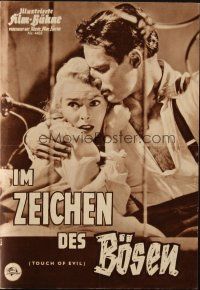 3a0514 TOUCH OF EVIL German program '58 Orson Welles, Charlton Heston & Janet Leigh, different!
