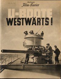 3a0203 U-BOAT, COURSE WEST German program '41 Gunther Rittau's U-Boote westwarts, WWII propaganda!