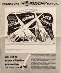 3a0936 LET'S DANCE pressbook '50 great images of dancing Fred Astaire & Betty Hutton!