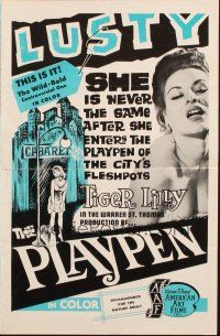 3a1013 PLAYPEN pressbook '67 she's not the same after entering the playpen of the city's fleshpots!