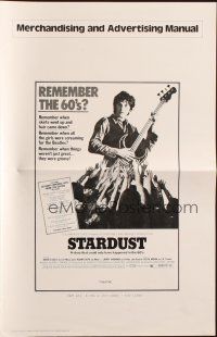 3a1093 STARDUST pressbook '74 Michael Apted directed, they made David Essex a rock & roll! god!