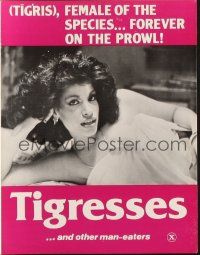 3a1149 TIGRESSES & OTHER MAN-EATERS pressbook '79 Vanessa Del Rio, female species on the prowl!