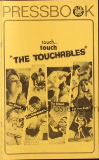 3a1162 TOUCHABLES pressbook '68 Judy Huxtable, psychedelic love in the fifth dimension!