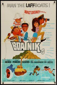 3b104 BOATNIKS style B 1sh '70 Walt Disney, Phil Silvers, Stefanie Powers, Robert Morse