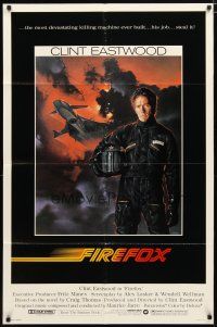 3b288 FIREFOX 1sh '82 cool C.D. de Mar art of killing machine, Clint Eastwood!