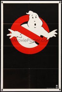 3b331 GHOSTBUSTERS no text teaser 1sh '84 Bill Murray, Aykroyd, Ramis, Coming to Save The World!