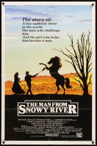 3b509 MAN FROM SNOWY RIVER int'l 1sh '82 Kirk Douglas, Tom Burlinson, Sigrid Thornton!
